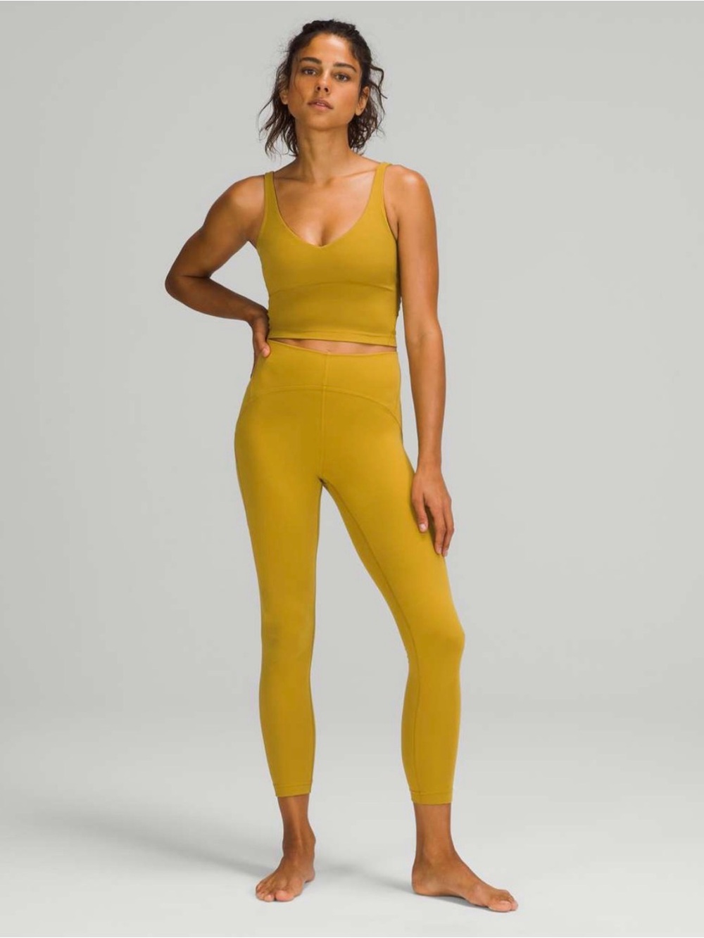 Lululemon Instill High-Rise Tight 25" in Auric Gold